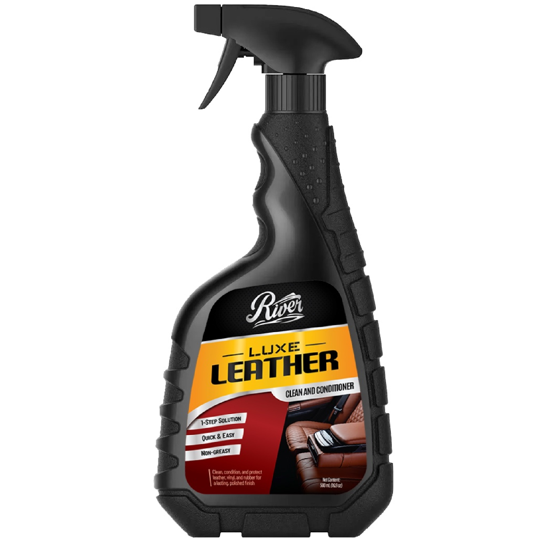 River Automotive LUXE LEATHER Cleaner & Conditioner 500ML (1-STEP SOLUTION)